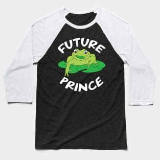 Future Prince White Text Baseball T-Shirt